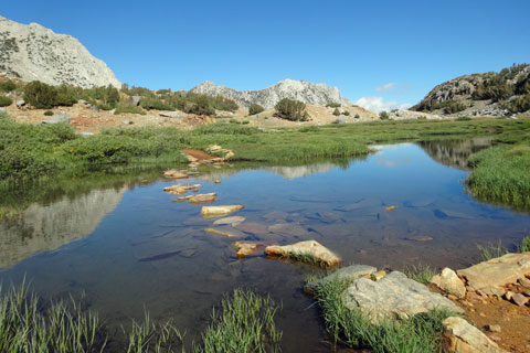 trail to Bishop Pass, John Muir Wilderness, California